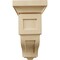 Ekena Millwork 6"W x 6 3/4"D x 12"H Large Reyes Wood Corbel, Rubberwood CORW06X06X12RYRW - alternate 4